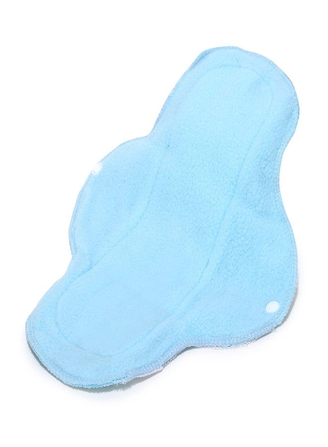 CareDone Soft And Absorbent Reusable Cloth Period Pads For Heavy Flow Leak-Proof Overnight Protects, Multicolor Cloth Pads Set With Wings For Women, Washable Overnight Cloth Period Pads.(Pack Of 2) - Image 3